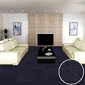 Freely Splice Loop Pile Carpet Floor Peel Tile Square 40 Pcs 20x 20 Peel and Stick Carpet Floor Tiles Home Furnishings Floor Easy Install DIY Concrete Effect Multi-Purpose Floor M(Color:Tibetan Blue)