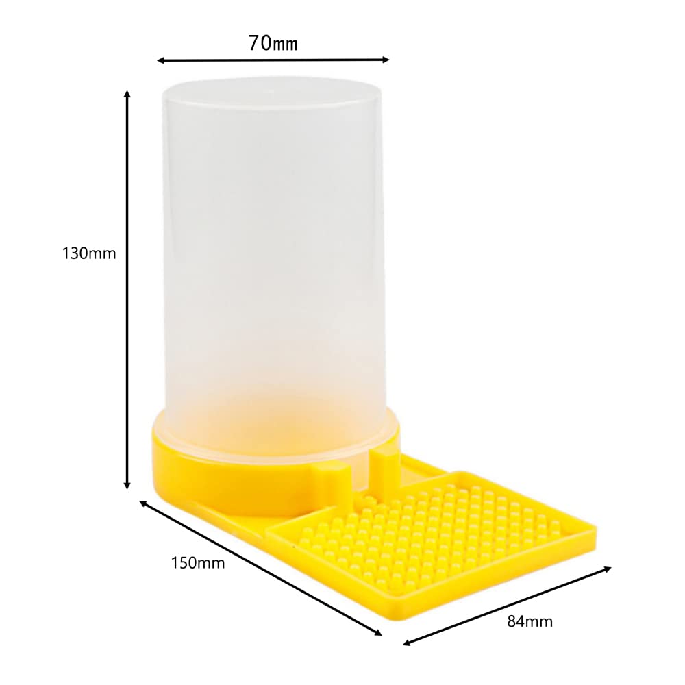 Distributeur d'eau d'Abeilles 3 Pièces Distributeur D'eau D'apiculture Mangeoire Eau Mangeoire à miel D'abeillesDistributeur d'eau d'Abeilles en Plastique pour entrées de ruche