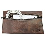 Hide & Drink, Rustic Leather All Purpose Utility & Charger Case for MacBook, iPad & Laptop, Durable,...