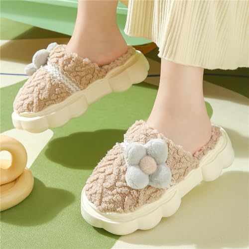 Cute women's slippers Funny flower slippers Funny plush slippers Fashion home slippers Indoor and outdoor slippers2