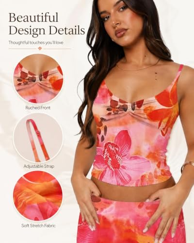Image of Two Piece Skirt Set Women Maxi Long Skirt and Top Outfit