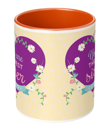 Image of Raksha Bandhan Gifts Printed Mug with Keychain Best Rakhi Combo Gift for Brother & Sister Rakshabandhan Return Gifts for Sister White 350ml Tea /Coffee Mug(Pack of 5)(RMKRCG110)