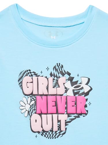 Image of Under Armour Girls Girls Short Sleeve Shirt, Crewneck, Lightweight and Breathable Athletic-t-Shirts