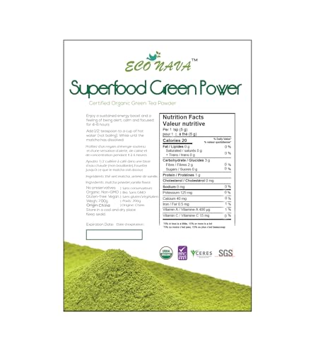 Té verde matcha vainilla en polvo 250 g miniatura 2