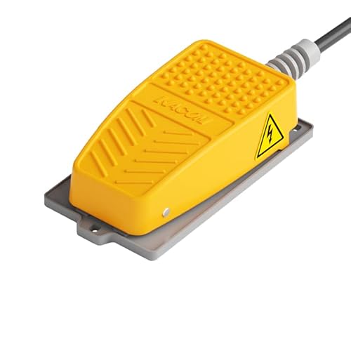 Kacon Hrf-Md212Y, Foot Switch, Aluminum Die-Casting, 250Vac, 1C Contacts, Ip54, 2M Cables #TOP21