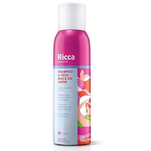 Shampoo a Seco Maça do Amor 150Ml, Ricca