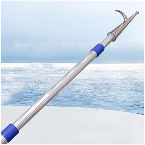 Telescoping Boat Hook Pole 6-20ft, Stainless Steel Hook for Yachts & Ships, Durable Pushing Rod, 1/2/3 Pack Water Rescue Tool, Ideal for Fishing & Docking