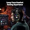 Gaming Headset with Microphone for Pc, Xbox One Series X/s, Ps4, Ps5, Switch, Stereo Wired Noise Cancelling Over-Ear Headphones with Mic, RGB, for Computer, Laptop, Mac, Nintendo (Black)