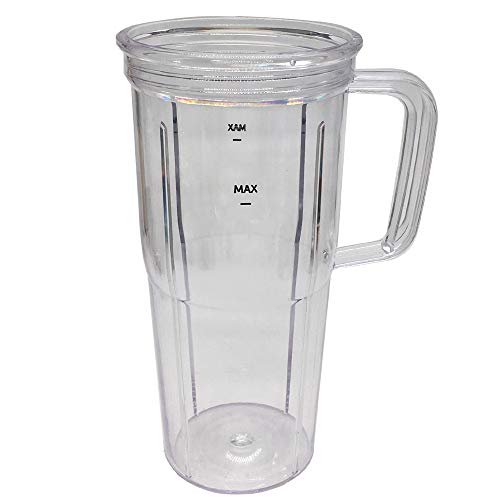 Repuesto vaso con asa de 24oz para licuadora NutriBullet miniatura 7