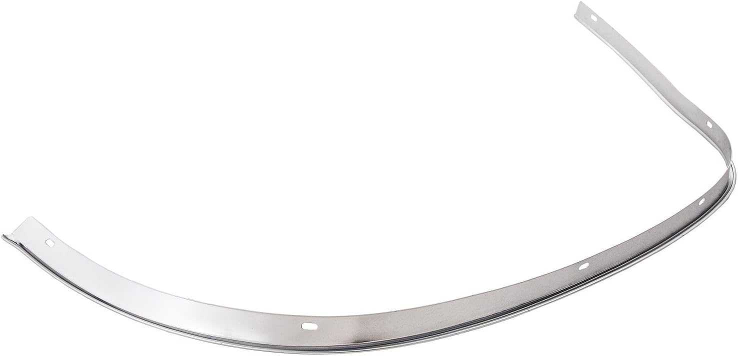 JEGS 90477 Rear Wheel Well Molding 1967 Chevy Chevelle Right/Passenger Side Anod