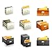 uxcell Metal Label Holders, 83x30mm 20pcs File Name Card Tag Label Holder Frame for Office Library Drawer Cabinet Shelves, Black