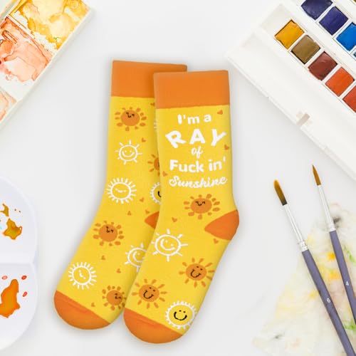 Image of Funny Socks for Women and Teenage Girls, Cute Crazy Unique Novelty Gifts