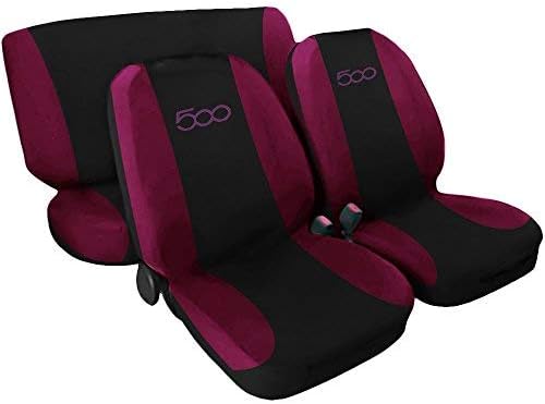 Lupex Shop Seat Covers, Black/Fuchsia
