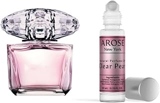 Clear Pearl Perfume Oil, Alcohol-free, Vegan, 10 ml, Pocket Size, Travel Size, long-lasting, Fragrance Inspired by Bright Crystal - LARGE BOTTLE NOT INCLUDED