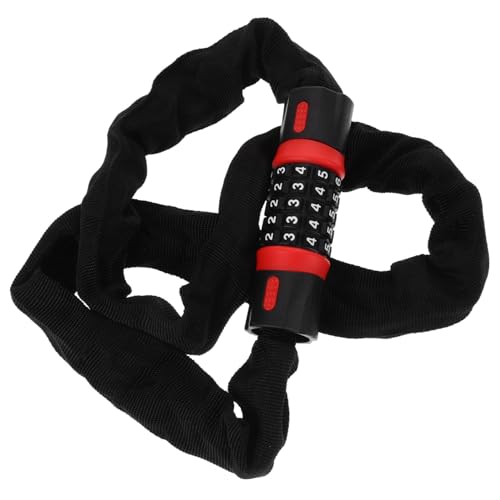 Happyyami Bike Chain Security Lock Bike Lock 5- Password Waterproof Scratch-Proof