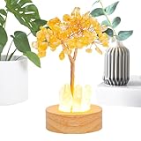 Résistance et Durabilité : Grâce à sa base en bois solide, cette lampe arbre à cristaux jaunes offre un support stable et s'intègre parfaitement à son design de cristaux translucides. Parfaite pour un bureau ou une entrée, elle assure une diffusion lumineuse homogène, fonctionnalité fiable et esthétique intemporelle pour embellir votre intérieur.