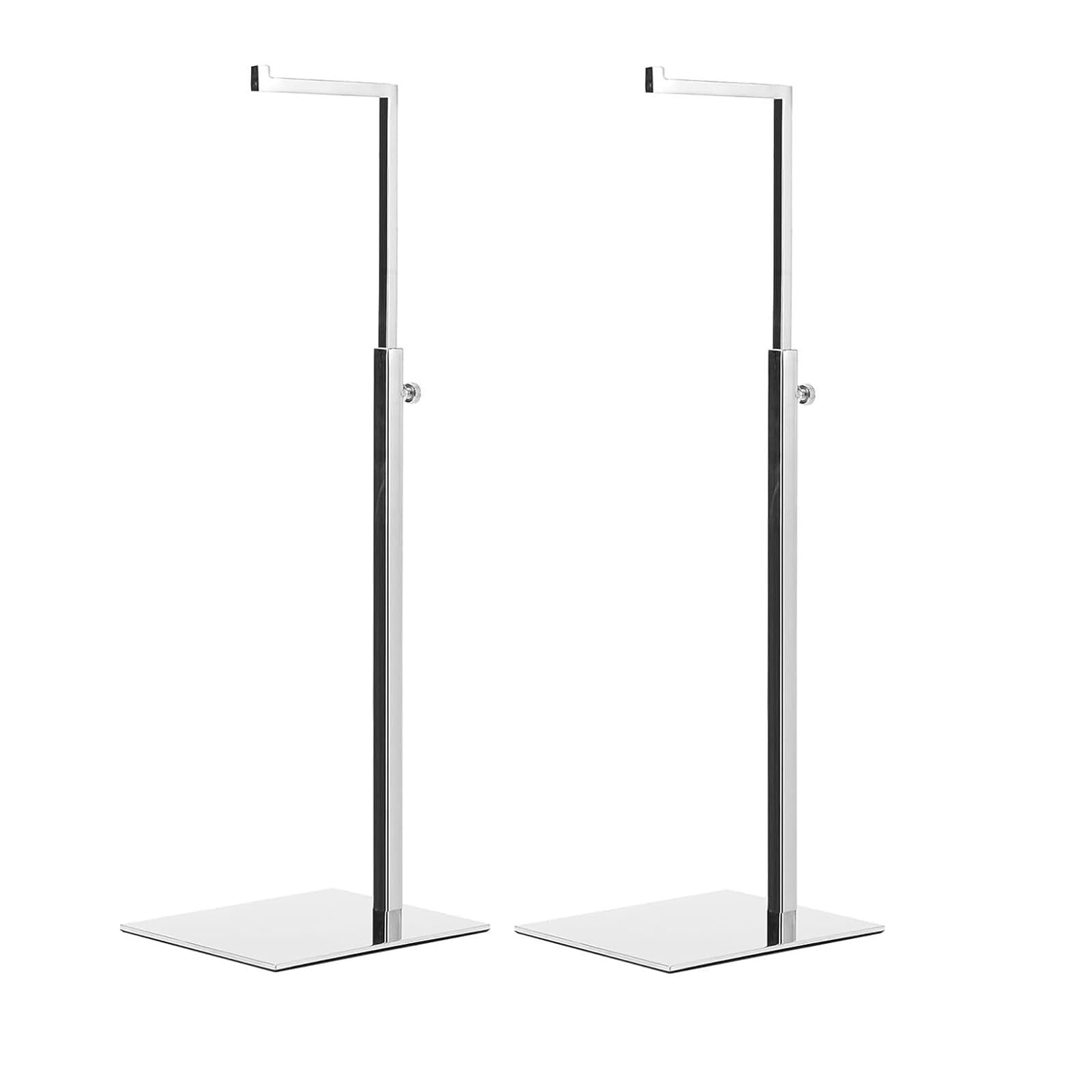 WxuuLTGJR 2Pcs Jewelry Display Stand Handbag Purse Tower Organizer Adjustable Jewelry Easel Holder Stainless Steel Countertop Placement