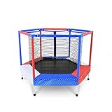 【】 ESTRUCTURA de Trampolín: estructura de panal hexagonal, inspirado en el diseño del nido de abeja, tiene las ventajas de alta resistencia, de gran capacidad, fácil acceso.