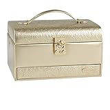 ♦ BEST GIFT: Diese Schmuckschatulle ist aus wasserfestem Material gefertigt und leicht zu reinigen. Sie ist das beste Geschenk für Frau, Mutter und Freundin.