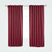 Best Home Fashion Thermal Insulated Blackout Curtains - Back Tab/ Rod Pocket - Burgundy - 52"W x 63"L - No tie backs (Set of 2 Panels)
