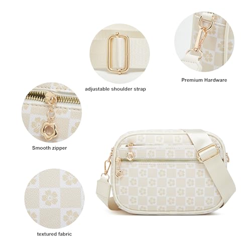 Image of Crossbody Purse for Women Small Crossbody Bags Trendy Vegan Leather with Adjustable Shoulder Straps Gift for Mother Wife Mom