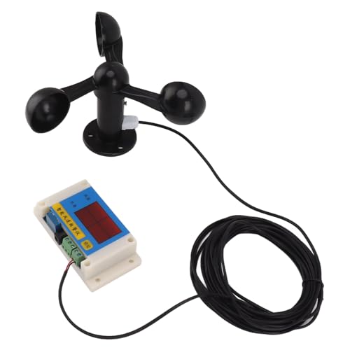 Intelligent Alarm Anemometer, 3 Fan Blades USB 5V High Accuracy Wind Speed Alarm Device for Outdoor, Power Off After Alarm, with Wind Level Control, 360° Wind Speed Measurement by Aoaoy - Image 3