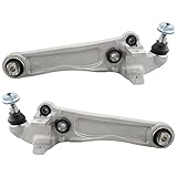 Bison Performance Set of Front Left LH & Right RH Lower Rearward Forged Aluminium Suspension Control Arms and Ball Joints Pair (2 Pieces) For Ford Jaguar XE 2017-2020 RWD