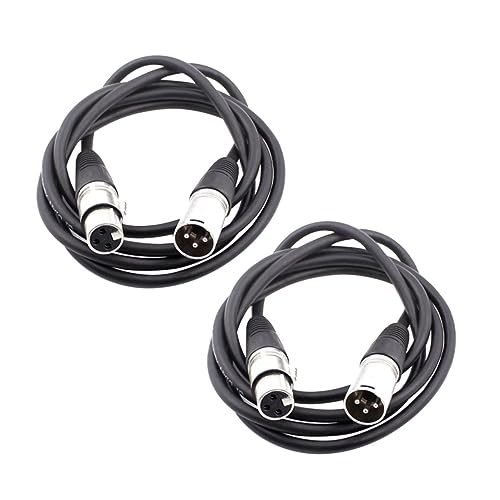 Câble XLR microphone 10m YARNOW avec cordon noir flexible anti-nœud