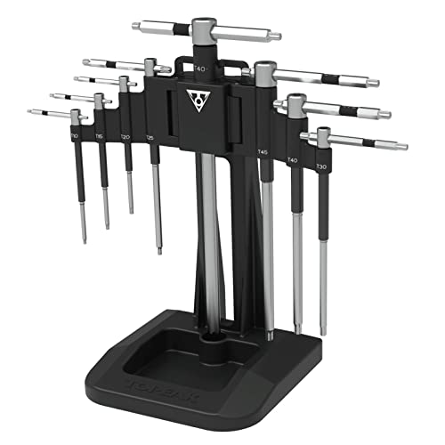 Outils T-Torx TOPEAK jeu de 8 clés noires pour entretien et réparation vélo