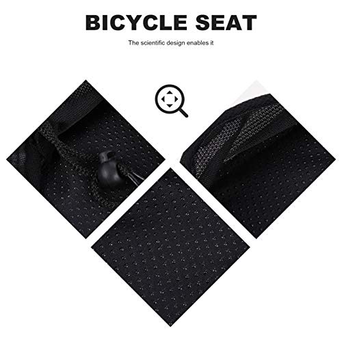 BESPORTBLE, 2 peças, capa de selim de bicicleta, almofada de silicone para assento de bicicleta, ass