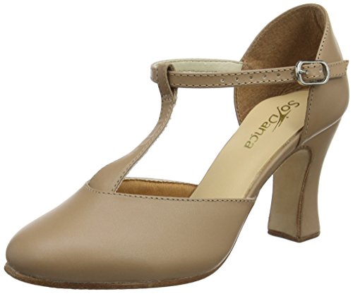 So Danca Ch98, Zapatos de Tap para Mujer, Beige (Caramel), 38 EU (M 8 L)