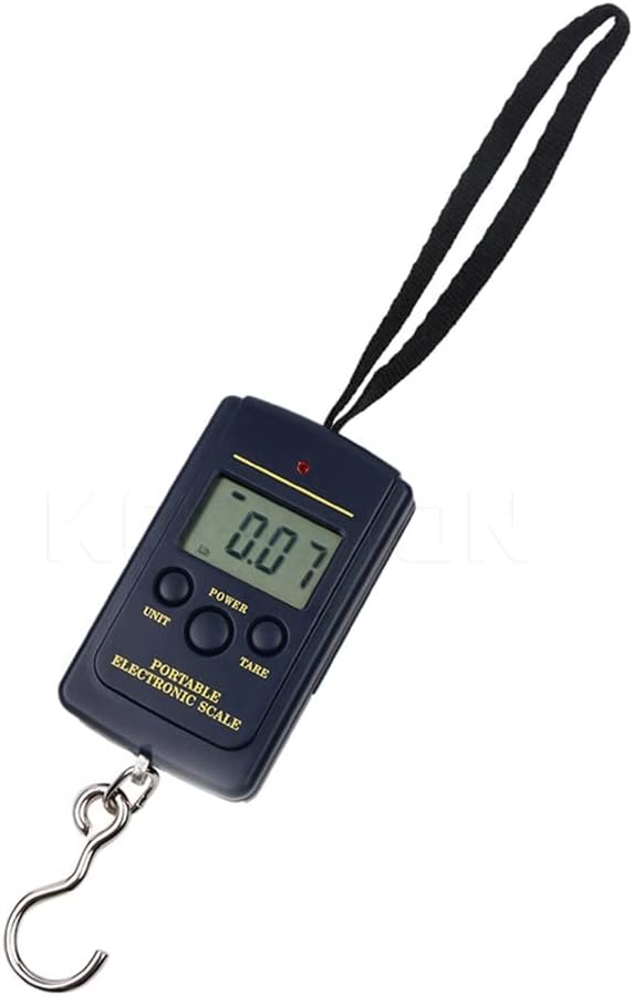 Utility Luggage Scale Pocket Scale 20g-40Kg Digital Electric Hanging Luggage Fishing Weight Scale LCD Display Weighing Weighing