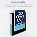 Avery Durable View 3 Ring Binders, 1.5 Inch Slant Rings, 375-Sheet Capacity, DuraHinge, 2.1 Inch Wide Spine, Colors Received Will Vary: Black, Bright Blue, or White, 1 Binder (17028)