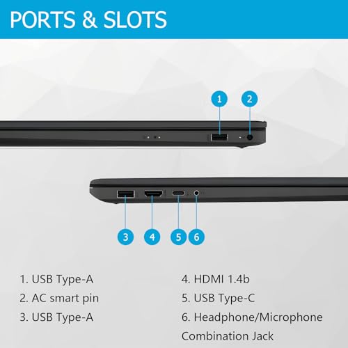 Image of HP 17 Laptop, Intel Core i7-1355U (10 Cores Up to 5.00 GHz) | 16 GB RAM 1 TB SSD, 17.3 inch HD+ Anti Glare IPS Display Laptop Computer, Wi-Fi 6, Numeric Keypad, Windows 11 Pro - Black