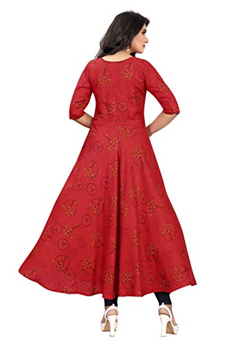 Image of M-FASHION Women's Rayon Regular Kurti