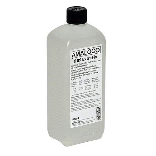 AMALOCO X 89 ExtraFix 1L geruchloses Fixierkonzentrat für alle S/W Filme und S/W PE- und Baryt-Papiere