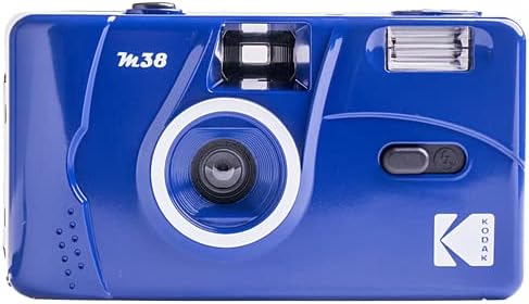 KODAK DA00238 - KODAK M38-35mm Reusable Camera, Lens, Built-in Flash, AA Battery - Blue