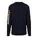 OTS NFL New England Patriots Men's Slub Long Sleeve Team Name Tee, Distressed Sinclair, Large