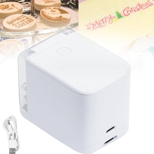 Impressora portátil de bolo, mini impressora de alimentos, caneta...