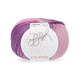 El hilo de verano está hecho de algodón y convence por sus armoniosos gradientes de color. El ovillo de lana tiene el grosor de hilo ideal para tejer en verano, ya que es perfecto para patrones de tejido suelto.