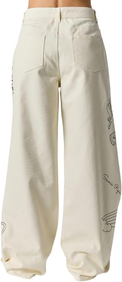 Samii Ryan Women's Rainbow Brite Canvas Pant