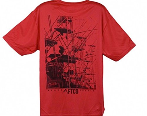 AFTCO RIGGING PERFORMANCE T SHIRT ROOD MAAT L