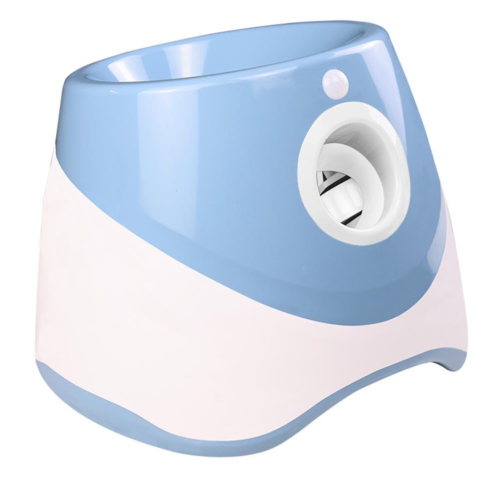 Brrnoo Lanceur Automatique de Balles pour Chien avec 3 Balles de Tennis Interactives, Lanceur de Balle électrique pour Chien, Jouet Interactif pour Chien, Paramètres de Distance