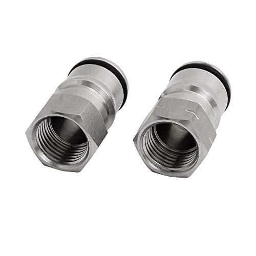Semfeil Brew 304 Stainless Ball Lock Keg Posts Set Cornelius Type Keg Ball Lock Post & Poppet Female Thread Gas And Liquid 19/32"-18 Thread Corny Keg Adapter Kit thumb #4