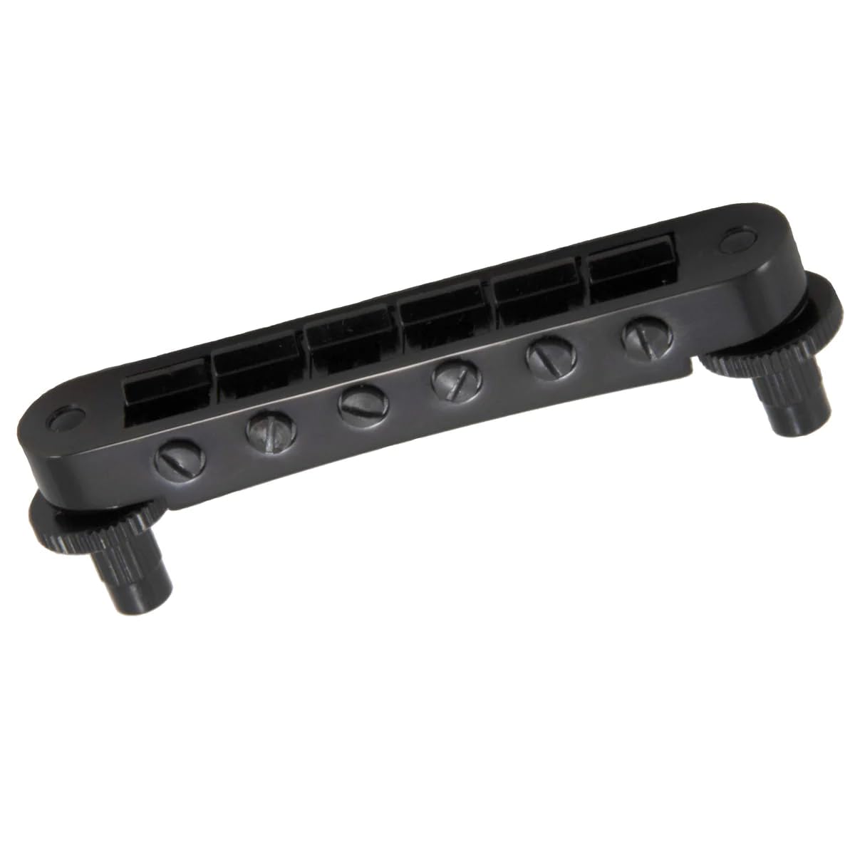Grover Tune-O-Matic Style Guitar Bridge ~ Nickel, Metallic