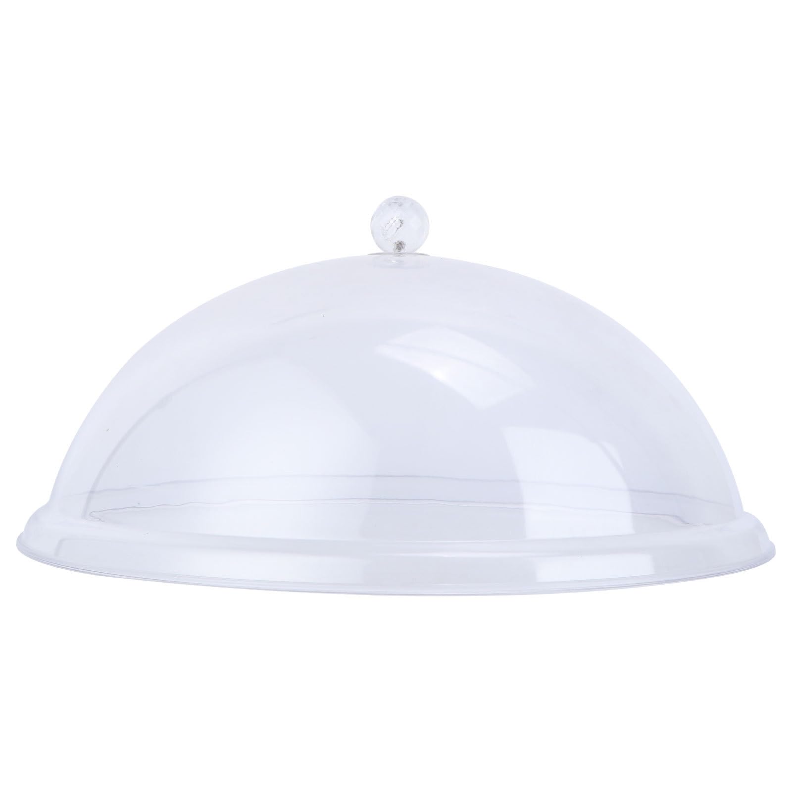 Luxshiny Copertura Alimentare Rotonda 8 Pollici in Pc Trasparente Copri Vivande Antipolvere Protezione Igienica Contro Insetti per Barbecue Picnic Feste in Piscina