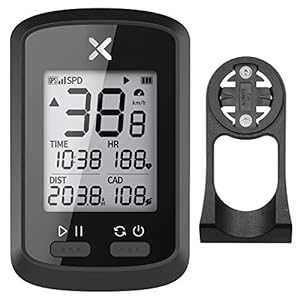 XOSS G+ GPS Compteur Vélo sans Fil, Connexion de Bluetooth et Ant+, IPX7 Étanche