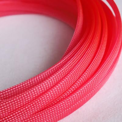 High Density PET Braided Wire Sleeve 2-14mm - Expandable U-V Cable Protection Split Sleeving,1pc(Uv Blue,16MM*5 M)