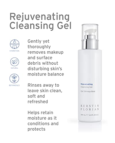 Kerstin Florian Rejuvenating Cleansing Gel, Gentle Face Wash And Makeup Remover For All Skin Types (6.8 Fl Oz) #TOP1