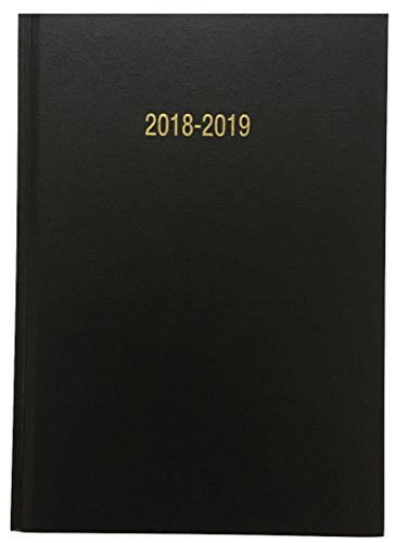 précieux A4 2017 un jour par page Agenda avec page complète de Samedi et dimanche (Noir)